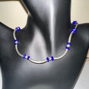 Cerulean Blue & Silver Set